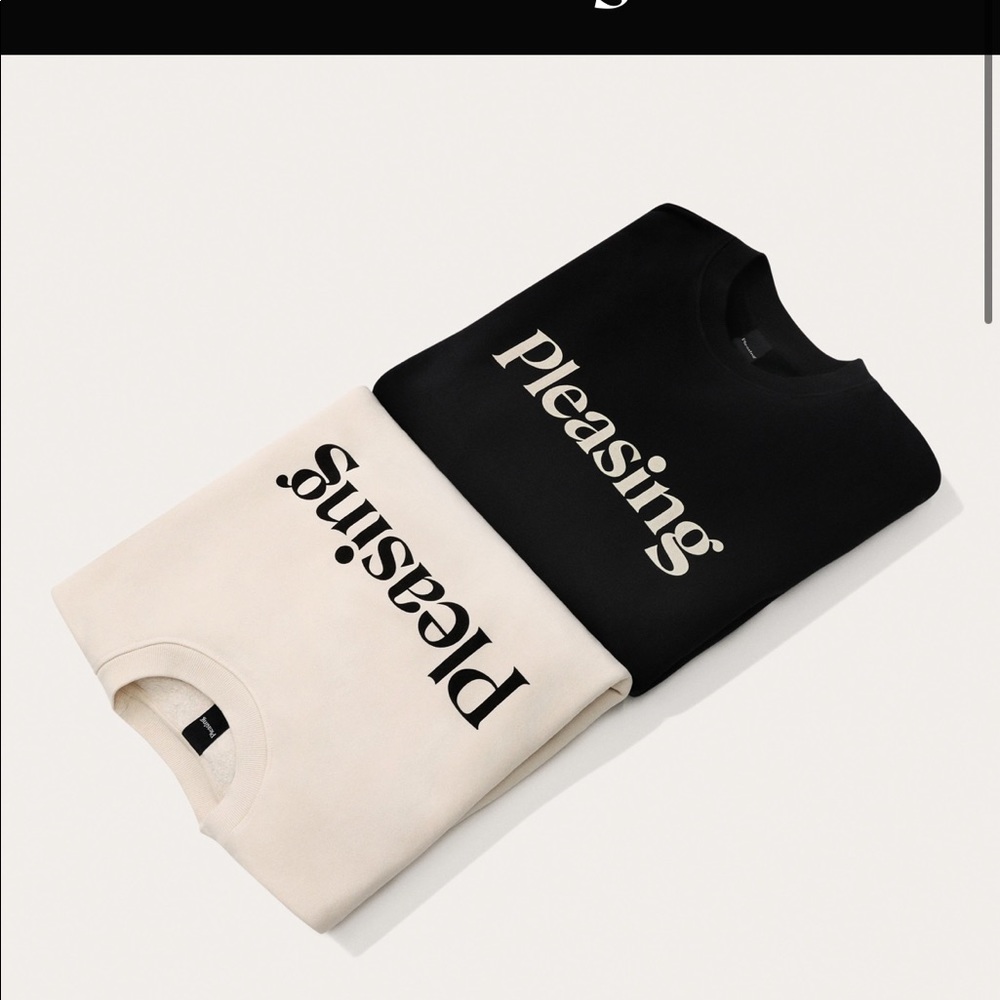 Brand new black Pleasing sweatshirt